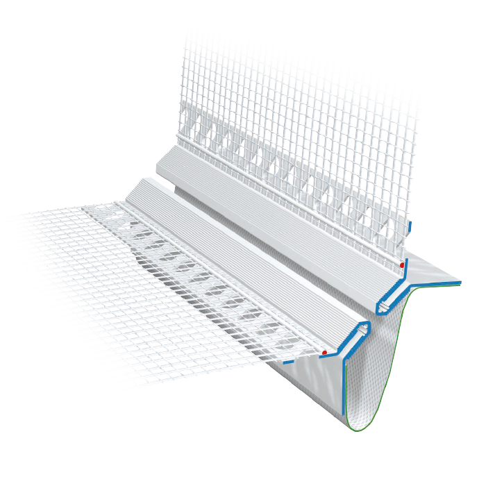 APUExpansion joint profile DUOTEXK, for corners W53E APUProfile