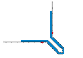 Corner bead with mesh DUO-TEX-K