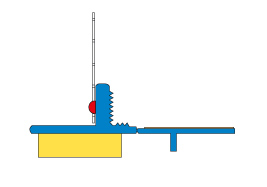 Window reveal bead with mesh STANDARD-UV