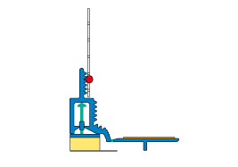 Teleskop-Gewebeleiste FLEX-pro, weiss