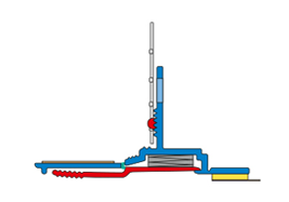 Baguette pré-entoilée PUR-FIX-LIGHT-pro, blanche