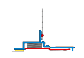 Gewebeleiste PUR-FIX-pro, weiss