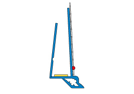 Aufsteckprofil für Putzträgerplatten, 10 mm