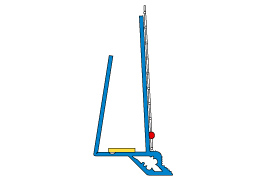 Clip-on profile for plaster-base boards, 12 mm