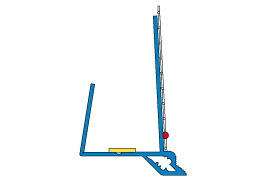 Clip-on profile for plaster-base boards, 20 mm